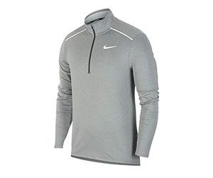 Nike M Nk Elmnt Top Hz 3.0 Long Sleeved T-Shirt, Hombre, dk Smoke Grey/htr/Reflective silv, M