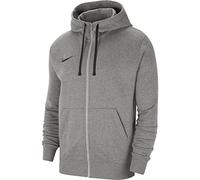Nike M Nk Flc Park20 Fz Hoodie Sudadera, Dk Grey Heather/Black/Black, S Hombre