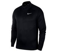 Nike M Nk Pacer Top Hz Long Sleeved T-Shirt, Hombre, Black/Black/(Reflective silv) (c/o.), L