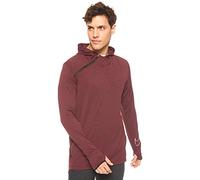 Nike M Nk Sphere Hoodie Nov Lt Sweatshirt, Hombre, Maroon (O605Black/Htr/Night Maroon), M