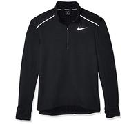 Nike M Nk Sphr Elmnt Top Hz 3.0 Long Sleeved T-Shirt, Hombre, Black/(Reflective silv), M
