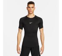 Nike M NP DF Tight Top SS Camiseta, Black/White 010, L Hombre