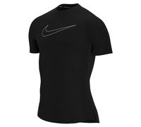 Nike M NP DF Tight Top SS Camiseta, Black/White, L Hombre