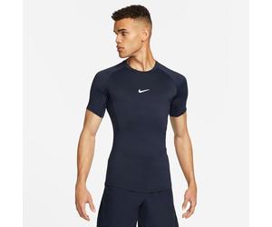 Nike M NP DF Tight Top SS Camiseta, Obsidian/Black, XXL Hombre