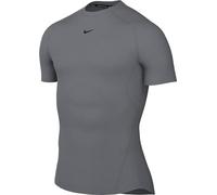 Nike M NP DF Tight Top SS Camiseta, Smoke Grey/Black, L Hombre