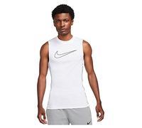 Nike M NP DF Top SL Tight Vest, Mens, White/Black/Black, XL