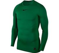 Nike M NP Top LS Comp Long Sleeved t-Shirt, Hombre, Pine Green/Black, 2XL