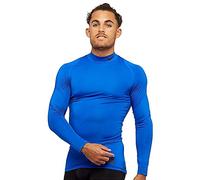 Nike M NP Top LS Comp Mock Camiseta de Manga Larga, Hombre, Game Royal/Black/Black, XL