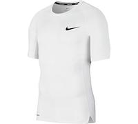 NIKE M NP Top SS Tight T-Shirt, Hombre, White/Black, 3XL-T