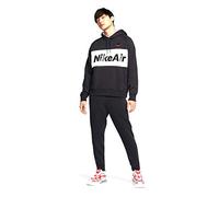 Nike M NSW Air Pant FLC Pantalones de Deporte, Hombre, Black/Black/Black/(University Red), XL