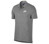 Nike M NSW CE Polo Matchup Pq Polo Shirt, Hombre, Dk Grey Heather/White, L