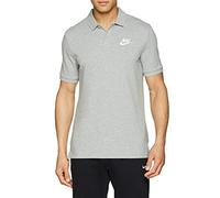 Nike M NSW CE Polo Matchup Pq Polo Shirt, Hombre, Dk Grey Heather/White, M