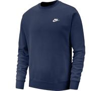 Nike M NSW Club CRW BB Sudadera, Hombre, Azul (Midnight Navy/White), XS