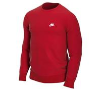 Nike M NSW Club CRW BB Long Sleeved T-Shirt, Hombre, University Red/(White), M
