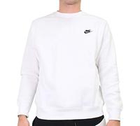 Sudadera de tenis para hombre Nike Swoosh Club Crew M - white/black M