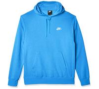 Nike M NSW Club Hoodie Po BB Sudadera con Capucha, Hombre, Azul (Pacific Blue/Pacific Blue/(White), 3XL-T