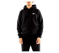 Nike M Nsw Club Hoodie Po Bb - Sudadera con Capucha, Hombre, Negro (Black/ Black/ White), XL