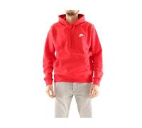 Nike M NSW Club Hoodie Po BB Sudadera con Capucha, Hombre, Rojo (University Red/University Red/White), L