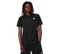 Nike M Nsw Club Tee Camiseta, Black White, M Hombre