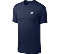 Nike M Nsw Club Tee Camiseta, Dark Obsidian White, M Hombre