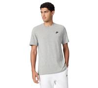 Nike M Nsw Club Tee Camiseta, Dk Grey Heather Black, M Hombre