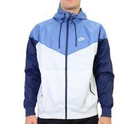 Nike M NSW He WR Jkt HD Sport Jacket, Hombre, Photon Dust/Stone Blue/Midnight Navy/Photon Dust, S-T