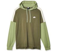 Nike M NSW Hoodie Po JSY CB Sudadera, Hombre, Medium Olive/Oil Green/Light Bone/(White)