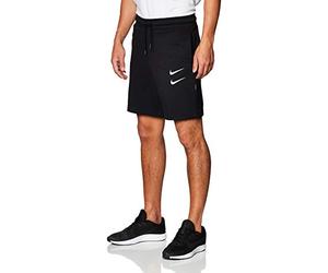 Nike M NSW Swoosh Short Ft Sport Shorts, Hombre, Black/(White), XL