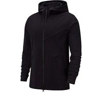 Nike M NSW TCH PCK Hoodie FZ Knit Sweatshirt, Hombre, Black/Black/Black, L