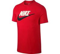 Nike M NSW tee Brand Mark T-Shirt, Hombre, University Red/Sail/Black, 2XL-T