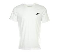 Nike M Nsw Tee Club Embrd Ftra, Camiseta de Manga Corta para Hombre, Blanco (White / Black), L