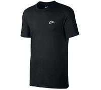 Nike M Nsw Tee Club Embrd Ftra, Camiseta de Manga Corta para Hombre, Negro (Black / Black / Tech Grey), M