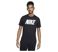 Nike M NSW tee Icon Block Camiseta, Hombre, Blanco/Negro, L