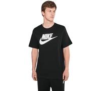 Nike M NSW tee Icon Futura Camiseta, Black/White, L Hombre