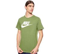 Nike M NSW tee Icon Futura Camiseta, Verde (Treeline/White), XXL Hombre