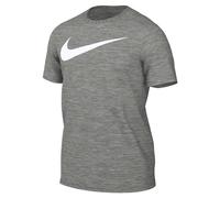 Nike M NSW tee Icon Swoosh Top, Dk Grey Heather/White, X-Large para Hombre