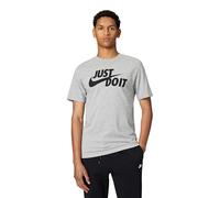 NIKE M NSW tee Just Do It Swoosh Camiseta, Hombre, Gris (Dk Grey Heather/Black), S