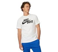 Nike M NSW tee Just Do It Swoosh T-Shirt, Hombre, White/Black, 3XL-T