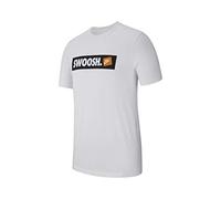 Nike M NSW tee Swoosh Bmpr Stkr T-Shirt, Hombre, White/(White), 2XL