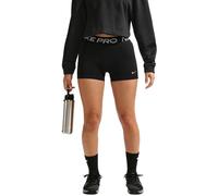 Nike - Malla corta Pro Dri-Fit 365 3 In Short Mujer, Mujer, Black-White, XS