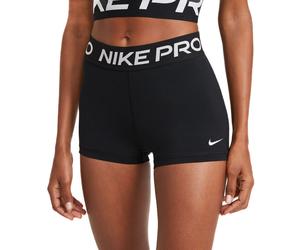 Nike - Malla corta Pro Mujer, Mujer, black-white, XL