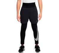 Nike - Malla larga Pro Dri-Fit Warm Niño, Unisex, Black-White, XL