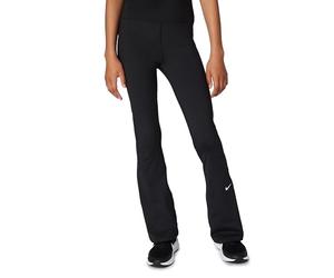 Nike Mallas Acampanadas One Dri-Fit para niña, Negro/Blanco, S
