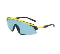 Nike MARQUEE FN0301 845 Laser Orange/Teal Sunglasses Unisex Iniettato, Shield, 66