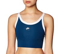 Nike Med Pad Air Bra Sports Bra, Mujer, Valerian Blue/White/(White), S