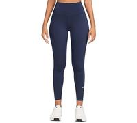 Nike Medias ajustadas W NK DF ONE HR 7/8 para mujer (paquete de 1), Azul marino medianoche/(negro), M