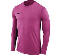NIKE Men's Dry Tiempo Premier Football, Camiseta De Manga Larga Hombre, Black/black/(white), L