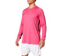 NIKE Men's Dry Tiempo Premier Football, Camiseta De Manga Larga Hombre, Pink/vivid Pink/black/(black), S