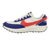 NIKE Men's Shoes Waffle Debut Swoosh, Phantom/Habanero Red-Old Royal, DV0527-001, 47.5 EU