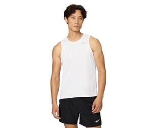 Nike Men's Tank Top/Singlet M Nk DF Miler Tank, White/Reflective Silv, DV9321-100, L